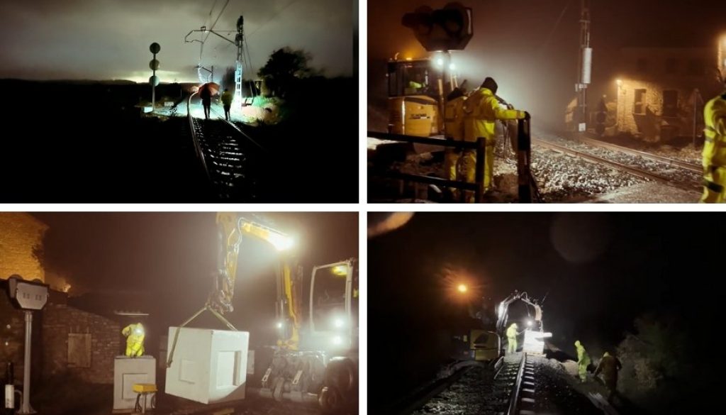 cuando el tren se detiene nosotros arrancamos